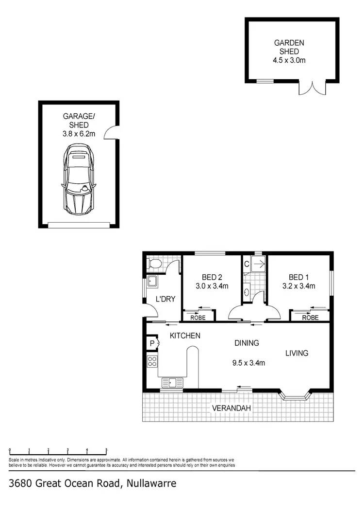 Floorplan of Homely house listing, 3680 Great Ocean Road, Nullawarre VIC 3268