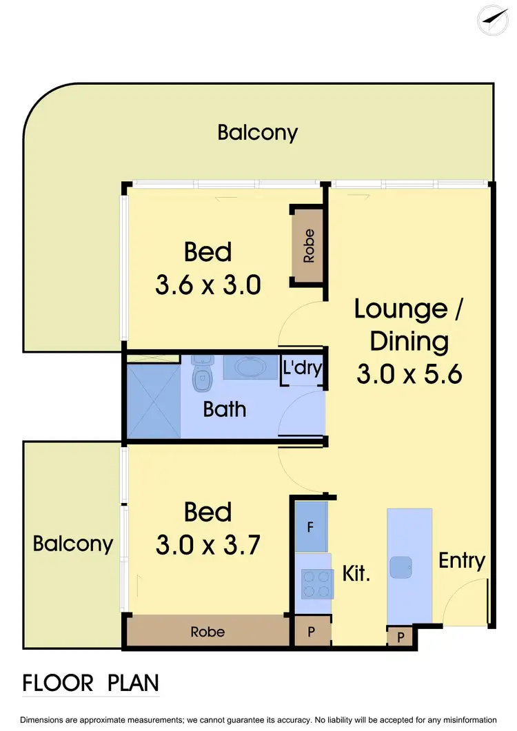 Floorplan of Homely apartment listing, 401/110 Keilor Road, Essendon North VIC 3041