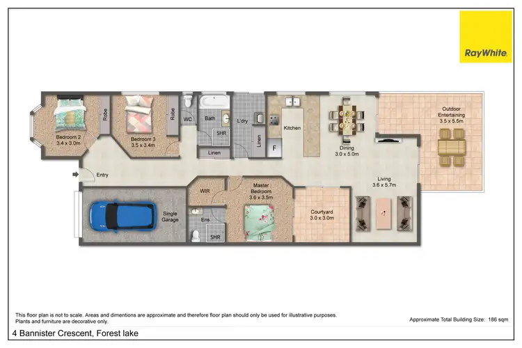 Floorplan of Homely house listing, 4 Bannister Place, Forest Lake QLD 4078