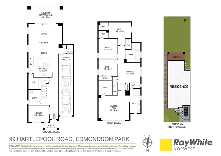 Floorplan of Homely house listing, 99 Hartlepool Road, Edmondson Park NSW 2174
