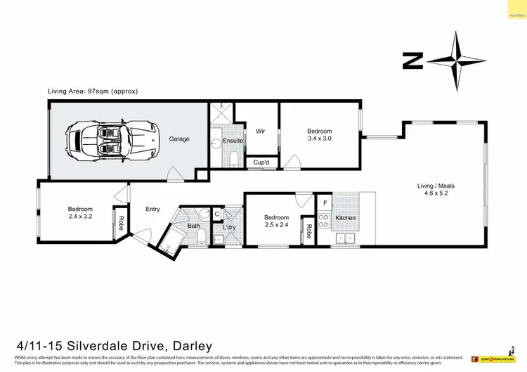 Floorplan of Homely unit listing, 4/13 Silverdale Drive, Darley VIC 3340