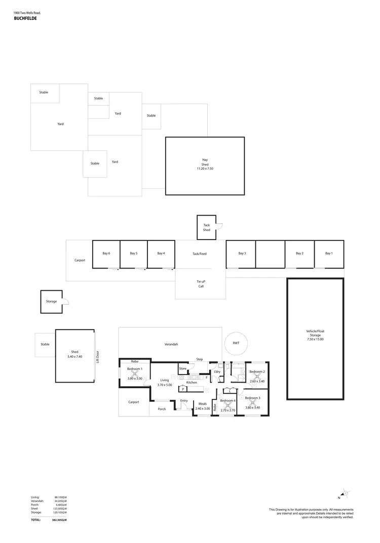 Floorplan of Homely house listing, 1900 Two Wells Road, Buchfelde SA 5118