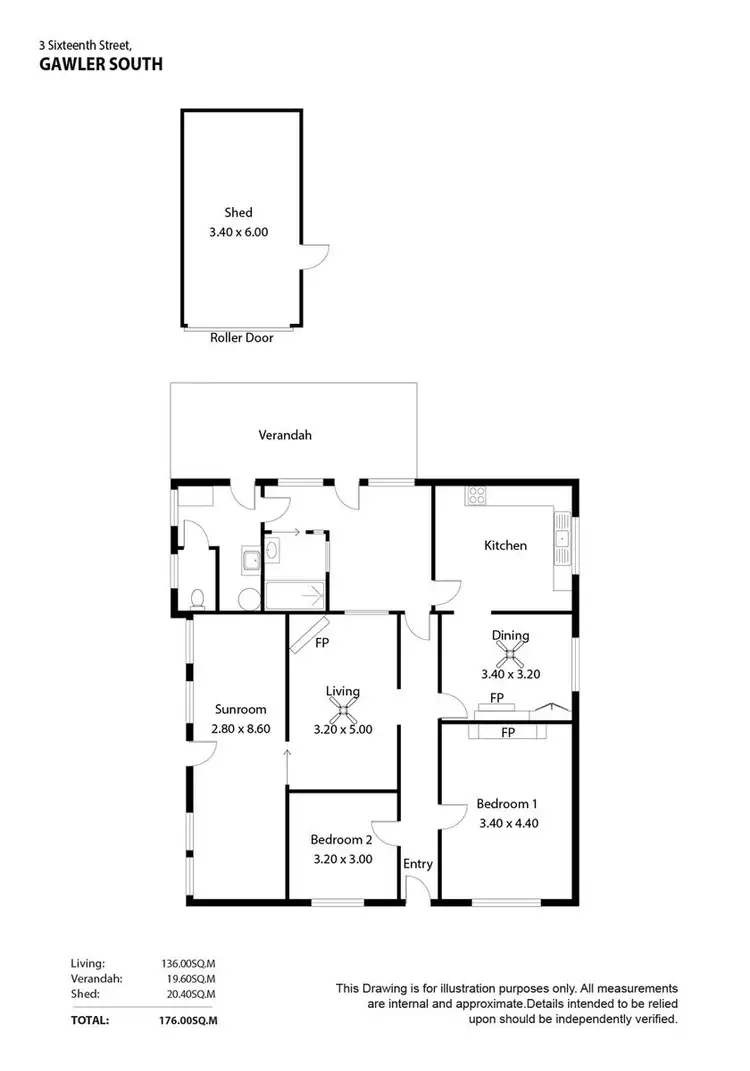 Floorplan of Homely house listing, 3 Sixteenth Street, Gawler South SA 5118