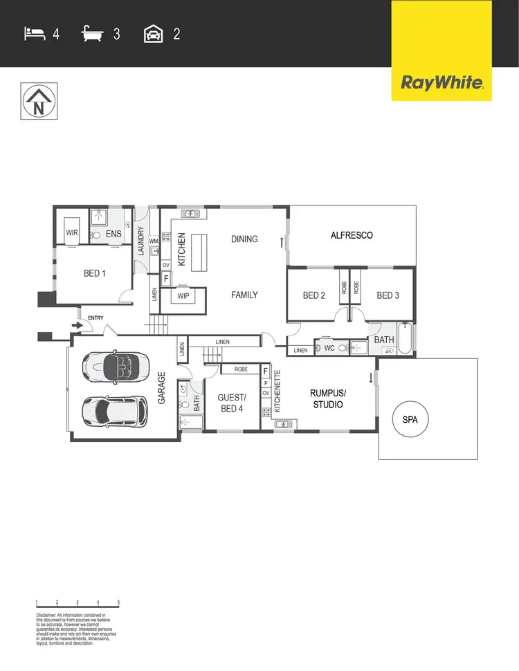 Floorplan of Homely house listing, 24 Grassick Street, Taylor ACT 2913