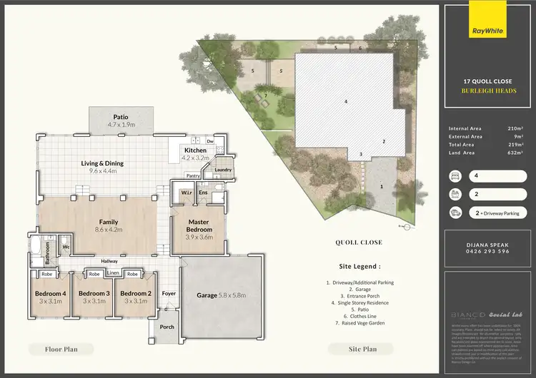 Floorplan of Homely house listing, 17 Quoll Close, Burleigh Heads QLD 4220