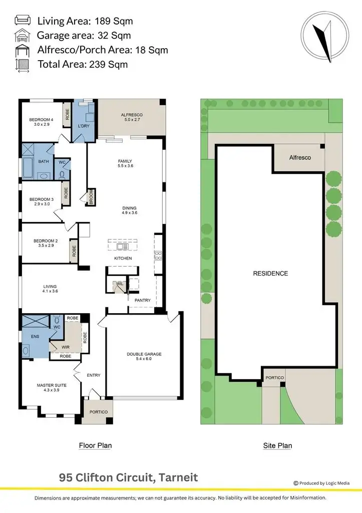 Floorplan of Homely house listing, 95 Clifton Circuit, Tarneit VIC 3029