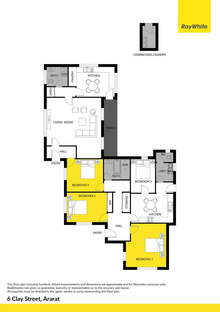 Floorplan of Homely house listing, 6 Clay Street, Ararat VIC 3377