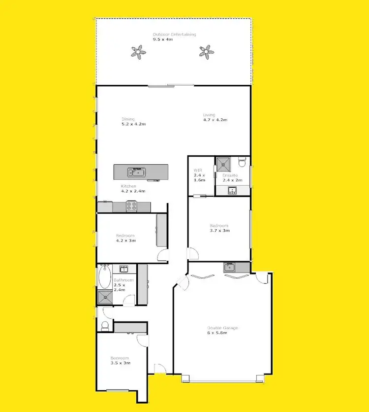 Floorplan of Homely house listing, 78 Leicester Street, Mildura VIC 3500