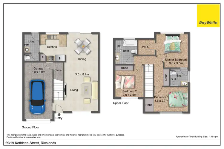Floorplan of Homely townhouse listing, 29/19 Kathleen Street, Richlands QLD 4077