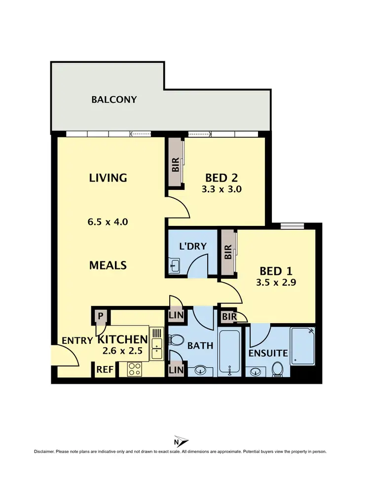 Floorplan of Homely apartment listing, 302C/1 Manna Gum Court, Coburg VIC 3058