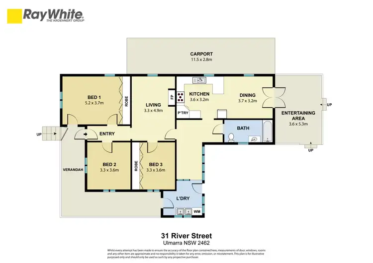 Floorplan of Homely house listing, 31 River Street, Ulmarra NSW 2462