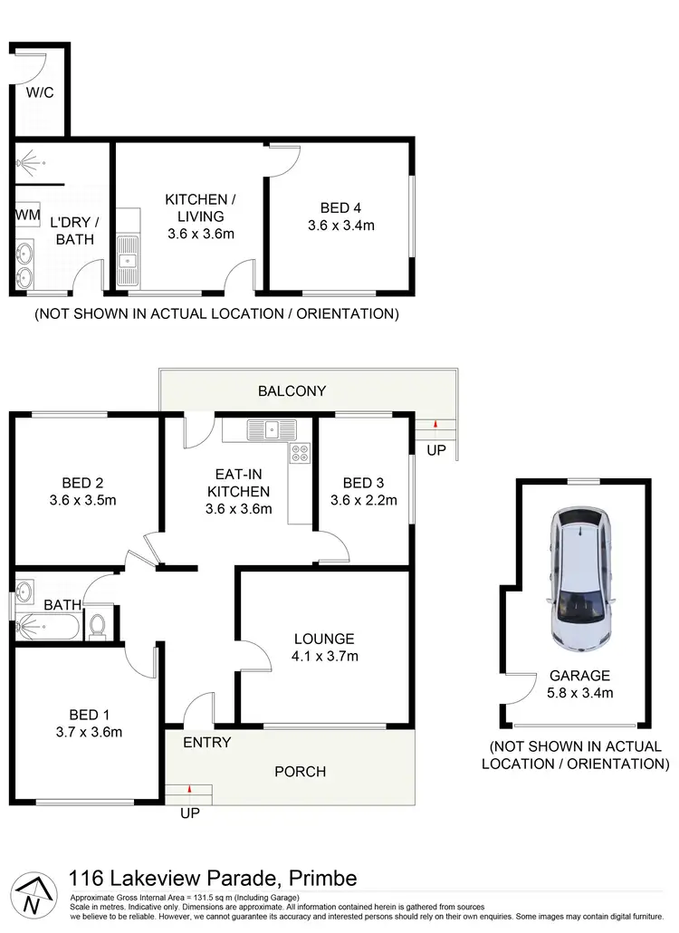 Floorplan of Homely house listing, 116 Lakeview Parade, Primbee NSW 2502
