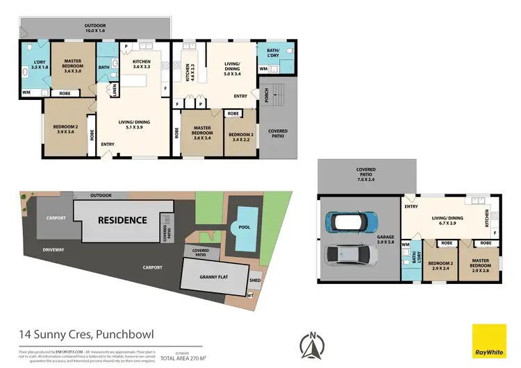 Floorplan of Homely house listing, 14 Sunny Crescent, Punchbowl NSW 2196