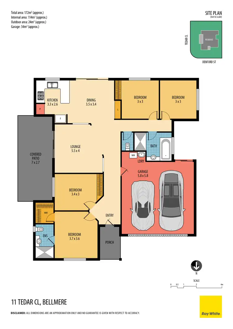 Floorplan of Homely house listing, 11 Tedar Close, Bellmere QLD 4510