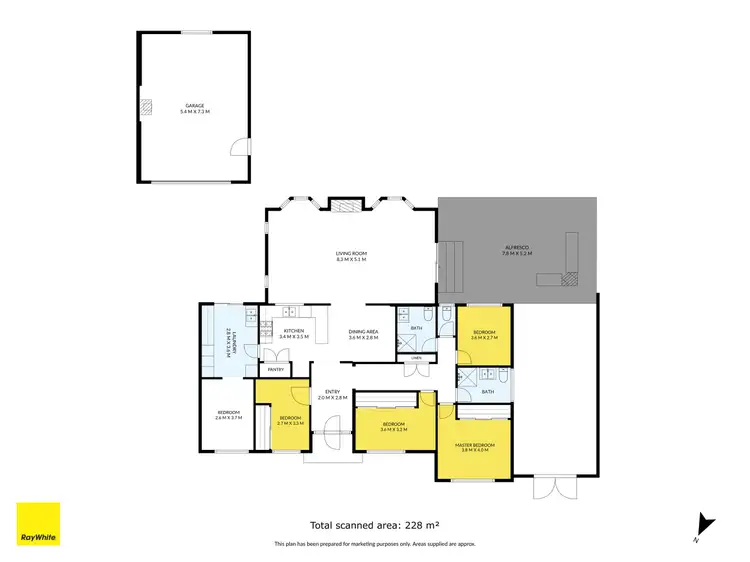Floorplan of Homely house listing, 21 Harefield Crescent, Kealba VIC 3021