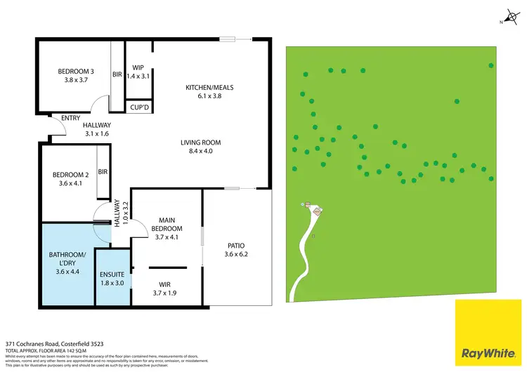 Floorplan of Homely rural property listing, 371 Cochranes Road, Costerfield VIC 3523