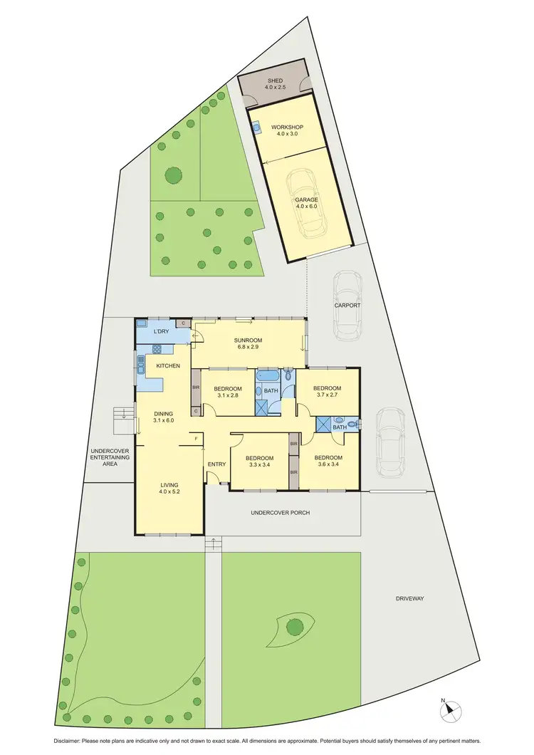 Floorplan of Homely house listing, 6 Phelan Court, Tullamarine VIC 3043