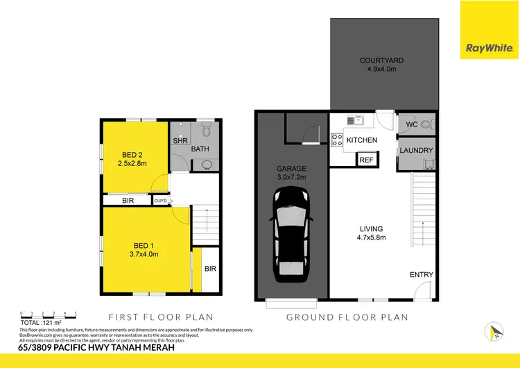 Floorplan of Homely townhouse listing, 65/3809 Pacific Highway, Tanah Merah QLD 4128