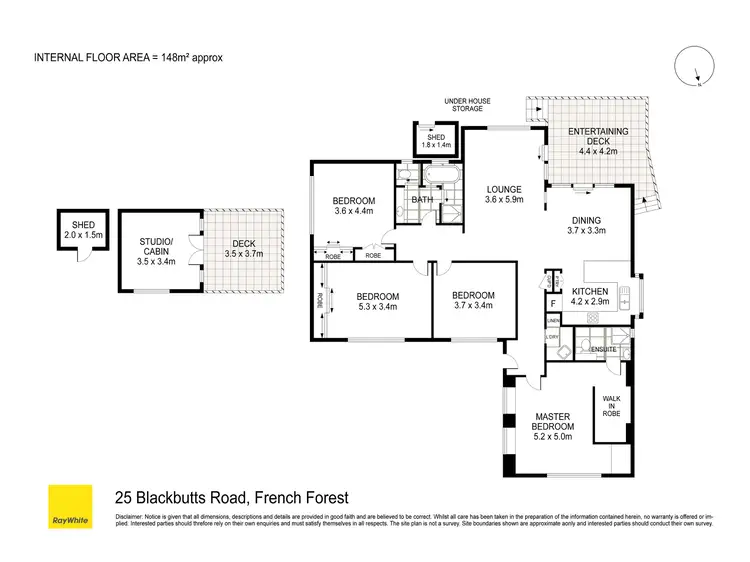 Floorplan of Homely house listing, 25 Blackbutts Road, Frenchs Forest NSW 2086