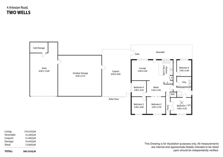 Floorplan of Homely house listing, 4 Artesian Road, Two Wells SA 5501