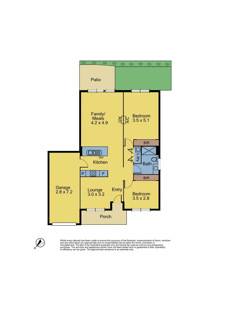 Floorplan of Homely apartment listing, 49/280 Maroondah Highway, Ringwood VIC 3134