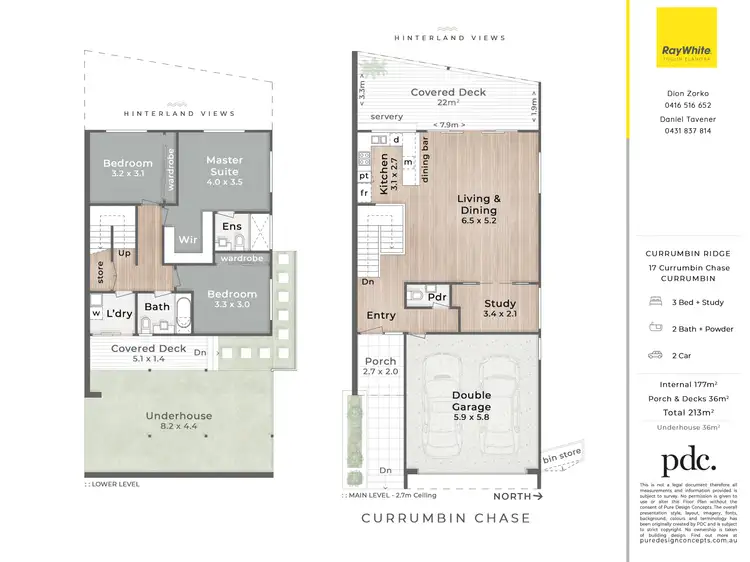Floorplan of Homely townhouse listing, 17 Currumbin Chase, Currumbin QLD 4223