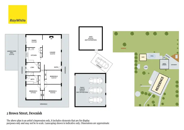 Floorplan of Homely house listing, 2 Brown Street, Devenish VIC 3726
