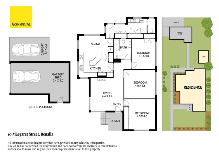 Floorplan of Homely house listing, 10 Margaret Street, Benalla VIC 3672