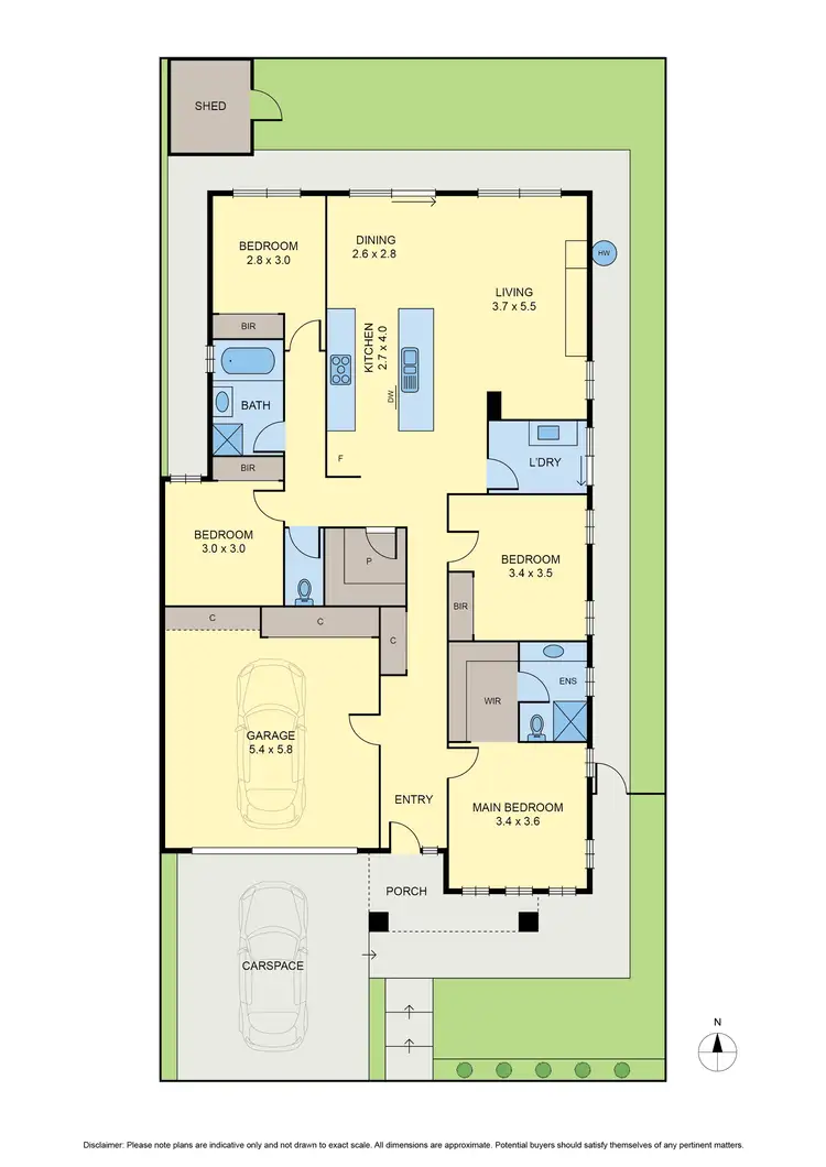 Floorplan of Homely house listing, 12 Bombala Crescent, Craigieburn VIC 3064