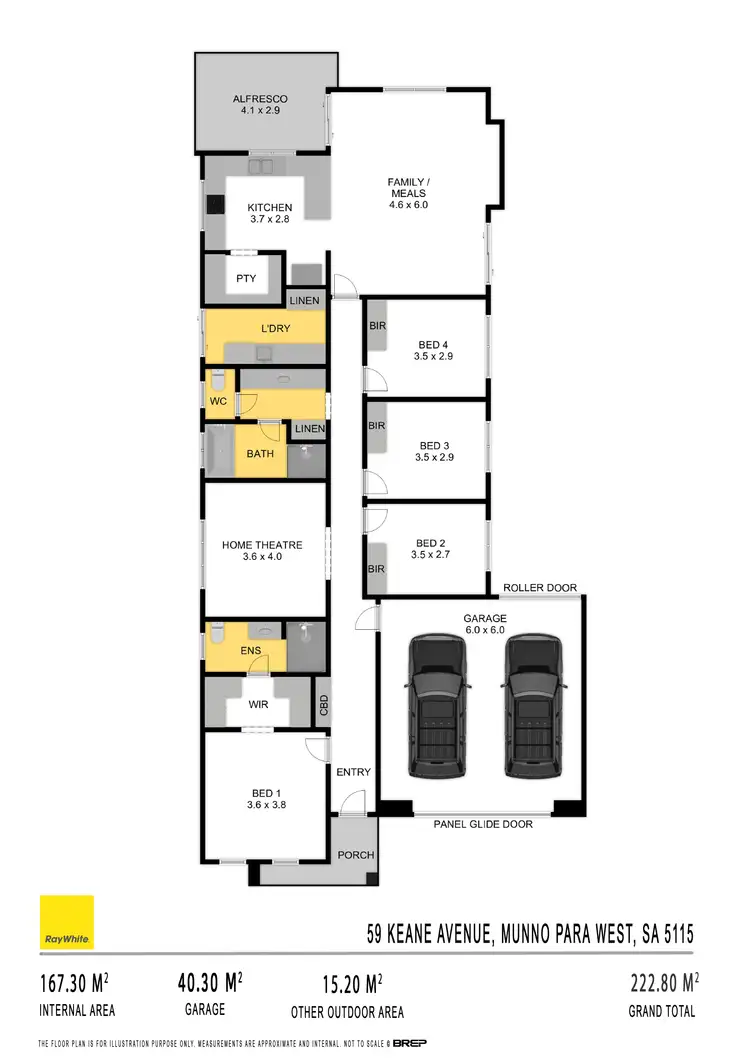 Floorplan of Homely house listing, 59 Keane Avenue, Munno Para West SA 5115