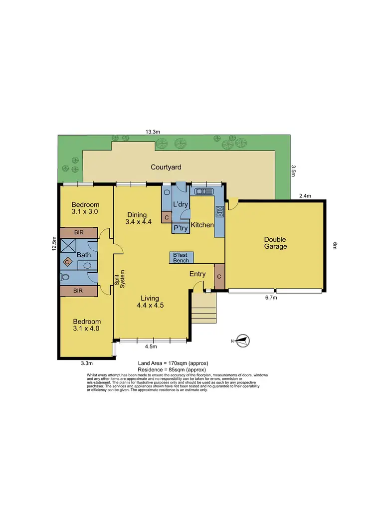 Floorplan of Homely villa listing, 2/5 Cherryhinton Street, Box Hill VIC 3128