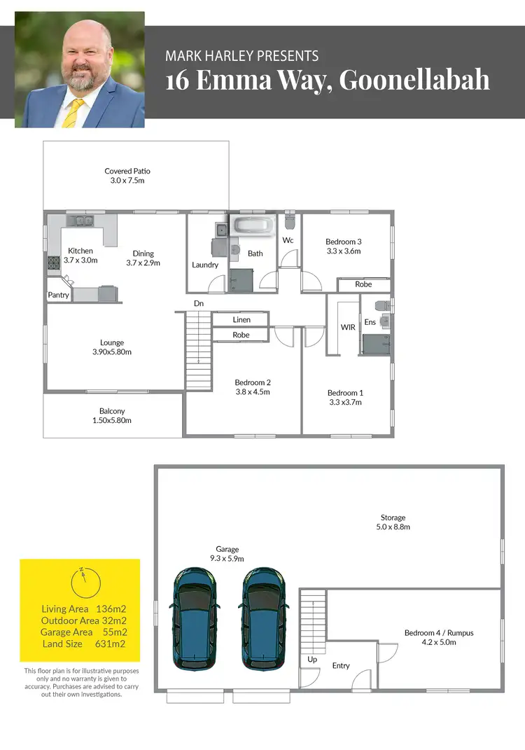 Floorplan of Homely house listing, 16 Emma Way, Goonellabah NSW 2480