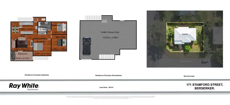 Floorplan of Homely house listing, 171 Stamford Street, Berserker QLD 4701