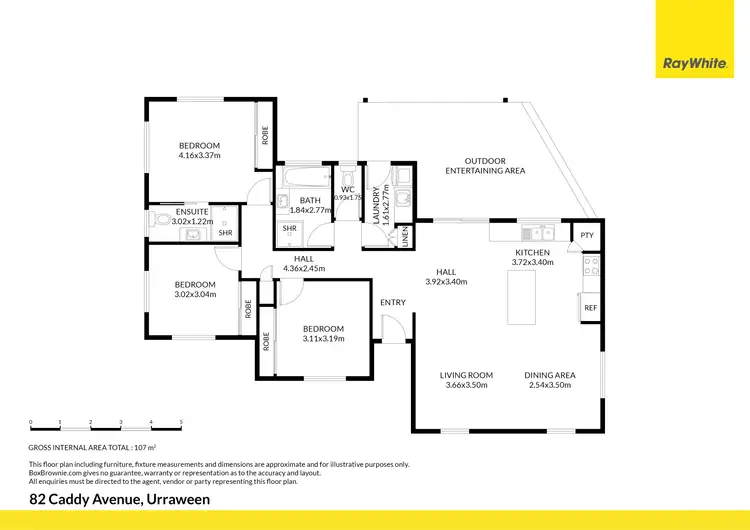Floorplan of Homely house listing, 82 Caddy Avenue, Urraween QLD 4655