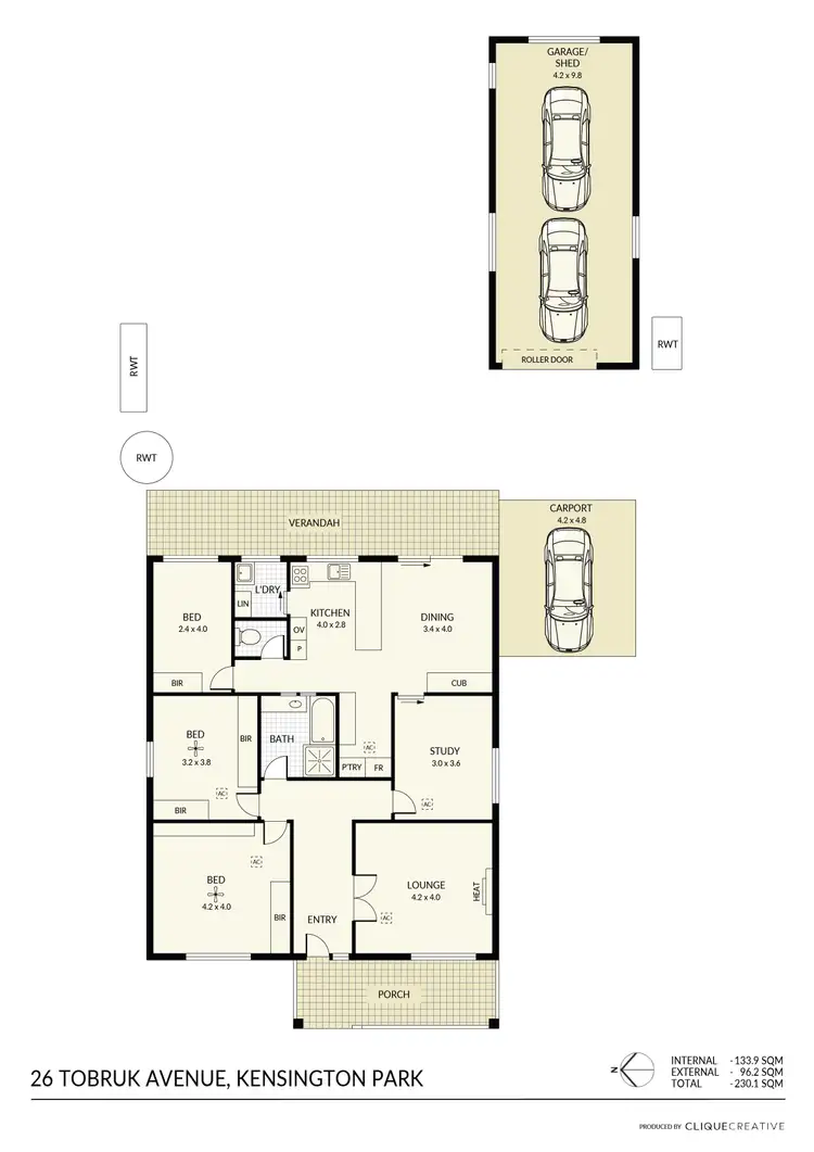 Floorplan of Homely house listing, 26 Tobruk Avenue, Kensington Park SA 5068