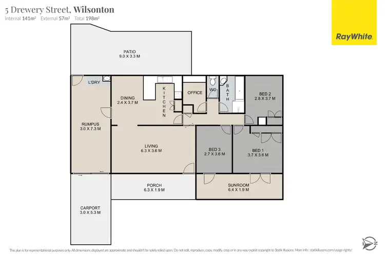 Floorplan of Homely house listing, 5 Drewery Street, Wilsonton QLD 4350