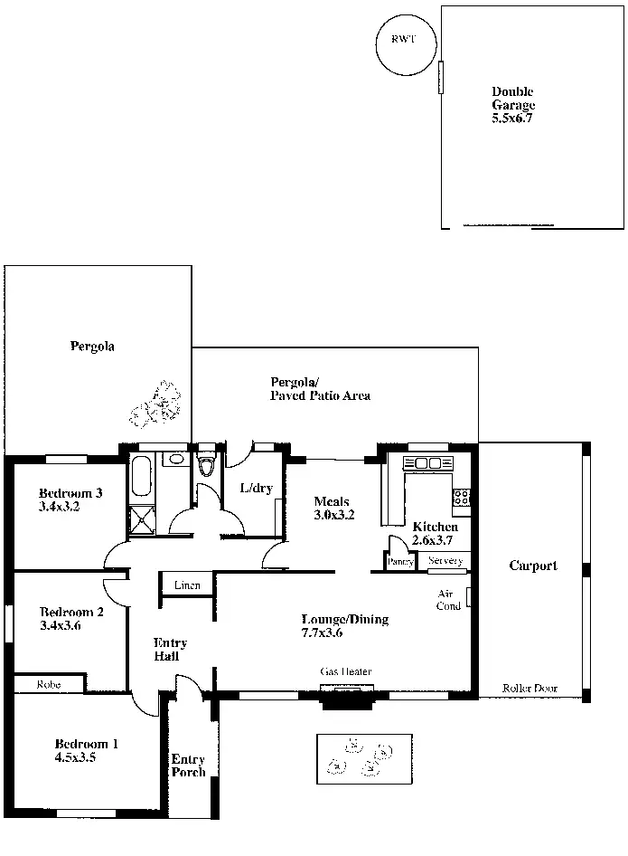 Floorplan of Homely house listing, 4 Southbound Avenue, Aberfoyle Park SA 5159