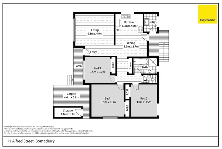 Floorplan of Homely house listing, 11 Alfred Street, Bomaderry NSW 2541