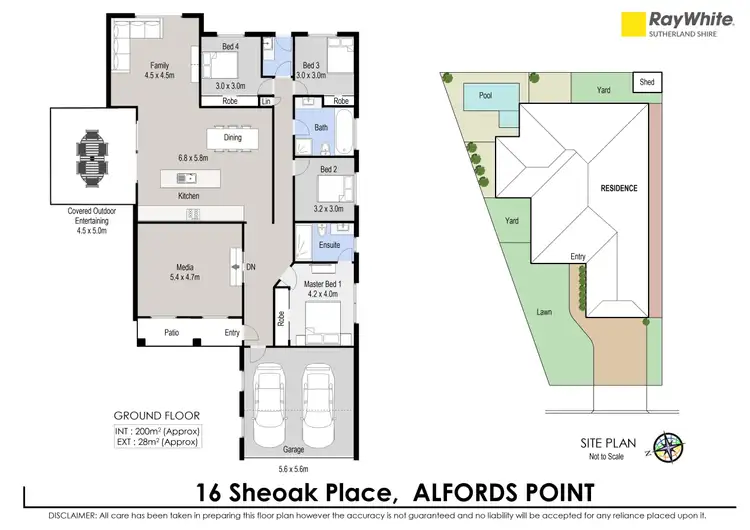 Floorplan of Homely house listing, 16 Sheoak Place, Alfords Point NSW 2234
