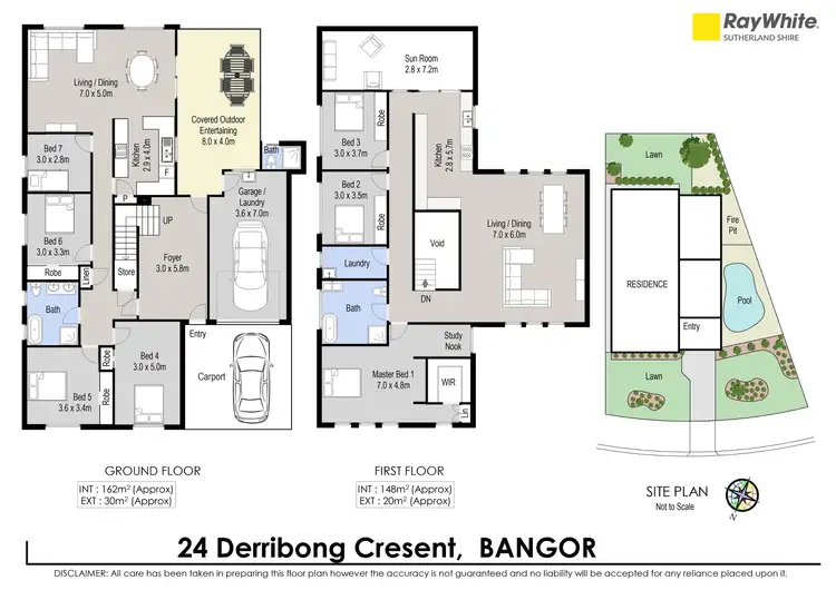 Floorplan of Homely house listing, 24 Derribong Crescent, Bangor NSW 2234