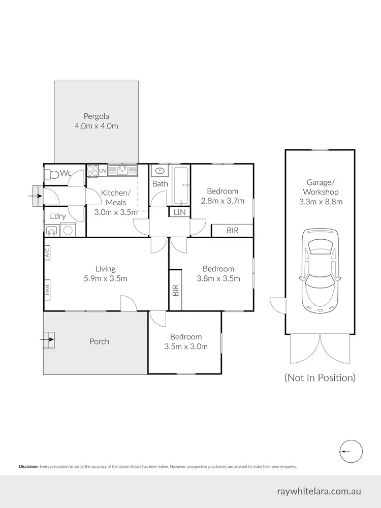 Floorplan of Homely house listing, 476 Thompson Road, Norlane VIC 3214