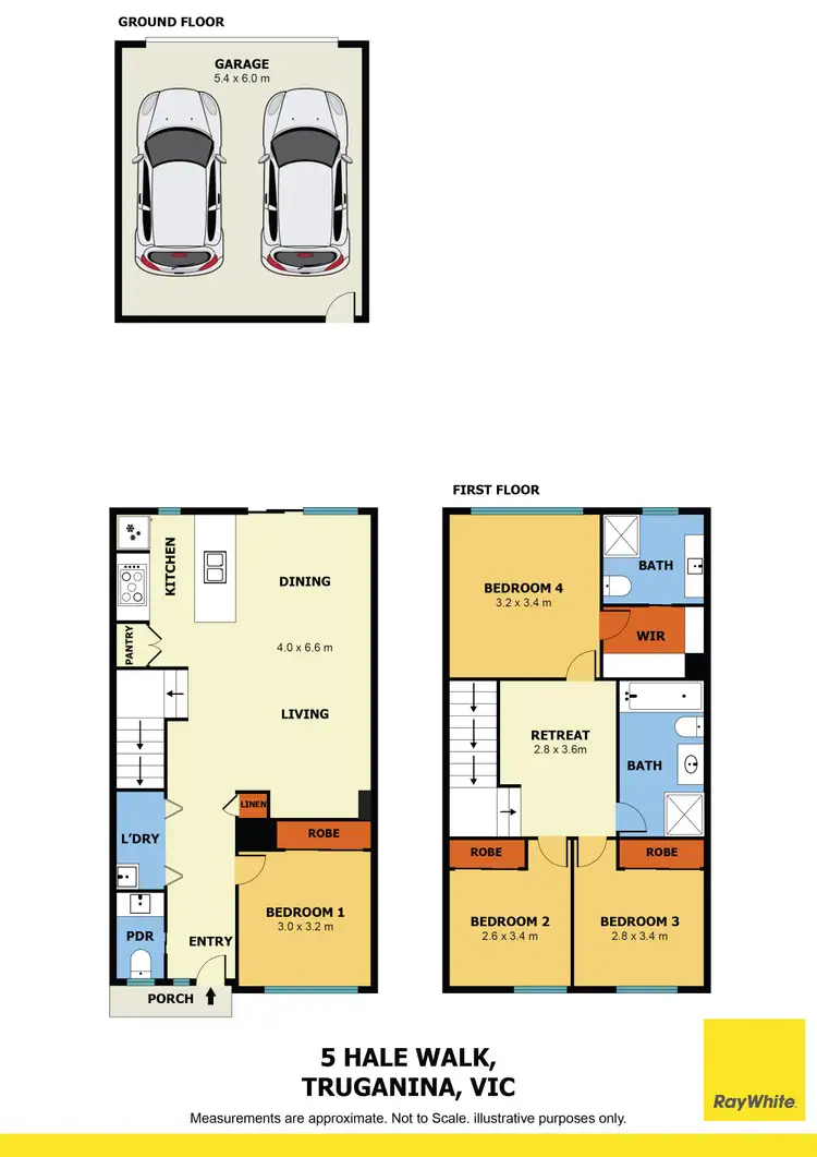 Floorplan of Homely house listing, 5 HALE Walk, Truganina VIC 3029
