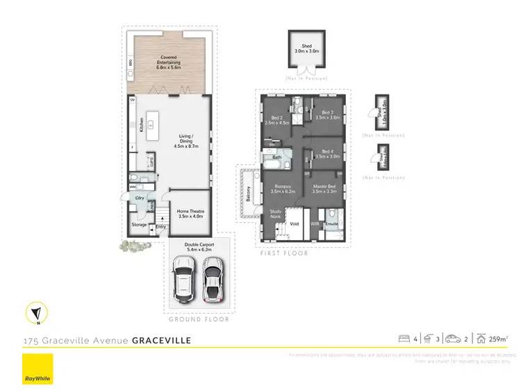 Floorplan of Homely house listing, 175 Graceville Avenue, Graceville QLD 4075