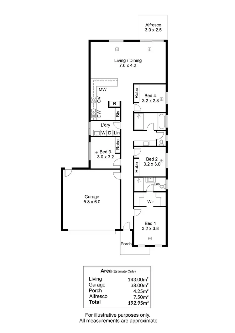 Floorplan of Homely house listing, 32 Reedy Road, Riverlea Park SA 5120