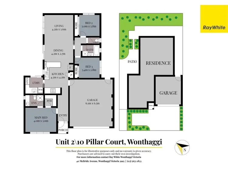 Floorplan of Homely house listing, 2/10 Pillar Court, Wonthaggi VIC 3995