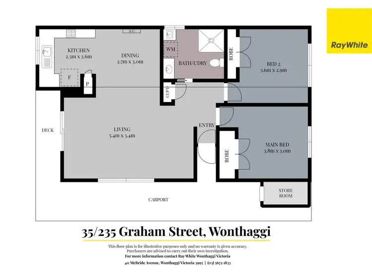 Floorplan of Homely apartment listing, 39/245 Graham Street, Wonthaggi VIC 3995