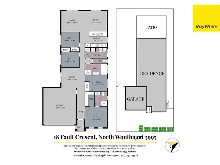 Floorplan of Homely house listing, 18 Fault Crescent, North Wonthaggi VIC 3995