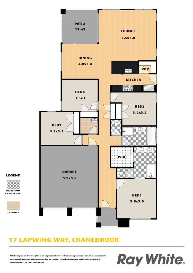 Floorplan of Homely house listing, 17 Lapwing Way, Cranebrook NSW 2749