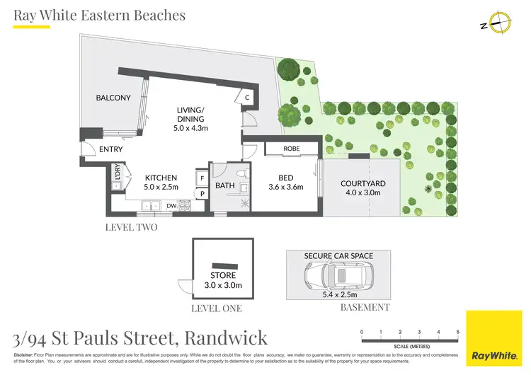 Floorplan of Homely apartment listing, 3/94 St Pauls Street, Randwick NSW 2031