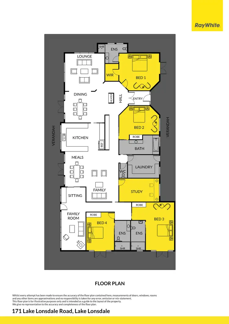 Floorplan of Homely house listing, 171 Lake Lonsdale Road, Lake Lonsdale VIC 3381